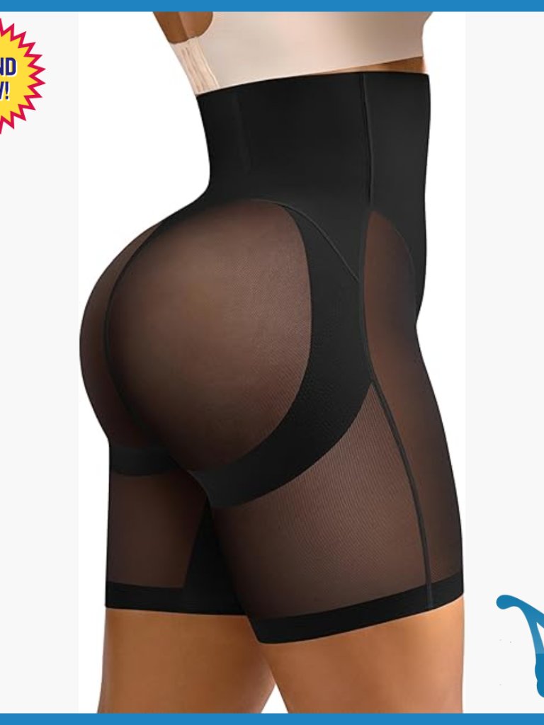 Seamless Tummy Control Shapewear Shorts High Waist Butt Lifting Slim Fit